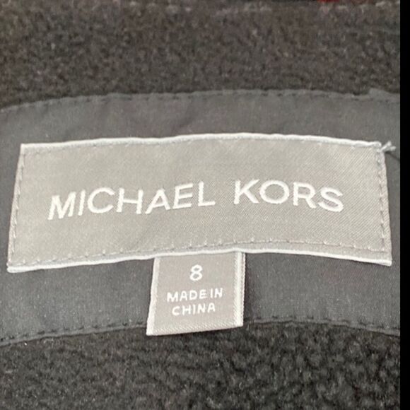 Michael Kors Faux Fur Heavyweight Hooded Parka Coat Size 8 - Picture 7 of 15